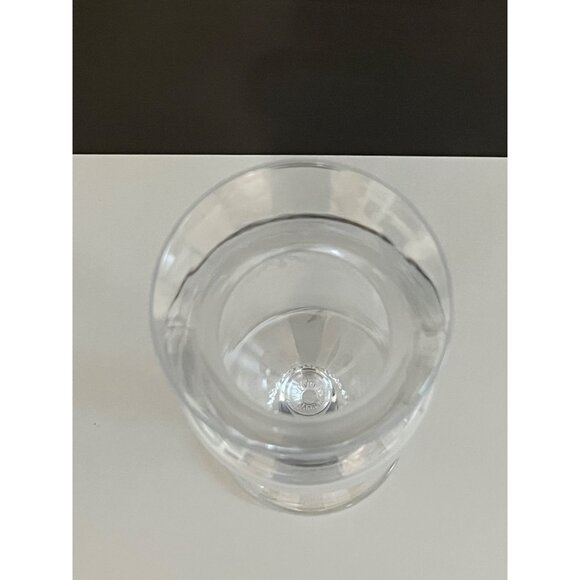 Cristal d’Arques France Etched Crystal Vase – Vintage Pedestal Flower Vase – 9x3 - Picture 6 of 7